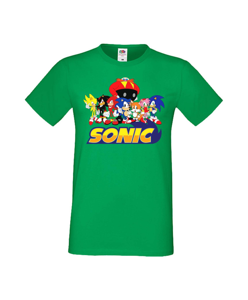 Мъжка Тениска Sega Sonic Tales Knuckles Sonic And Friends 002