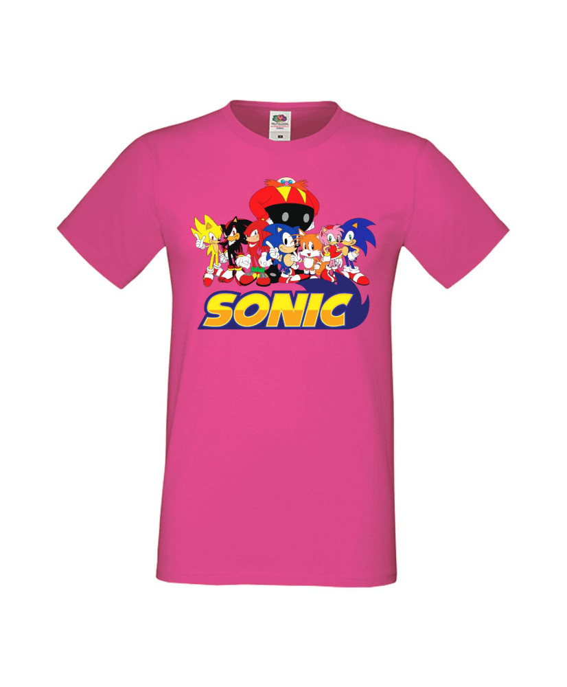 Мъжка Тениска Sega Sonic Tales Knuckles Sonic And Friends 002