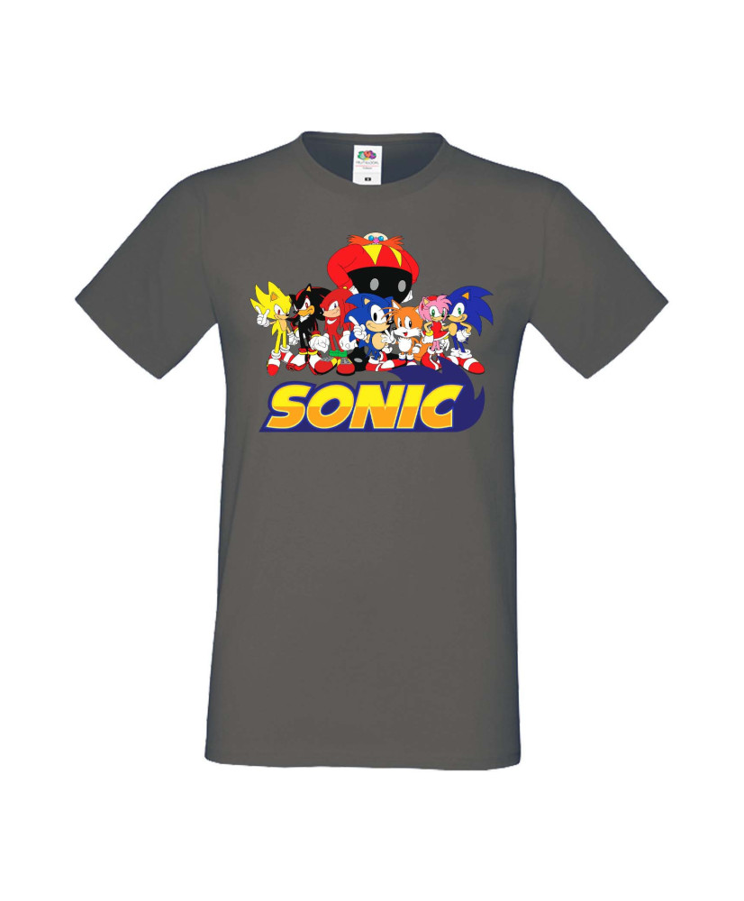 Мъжка Тениска Sega Sonic Tales Knuckles Sonic And Friends 002