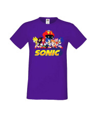 Мъжка Тениска Sega Sonic Tales Knuckles Sonic And Friends 002