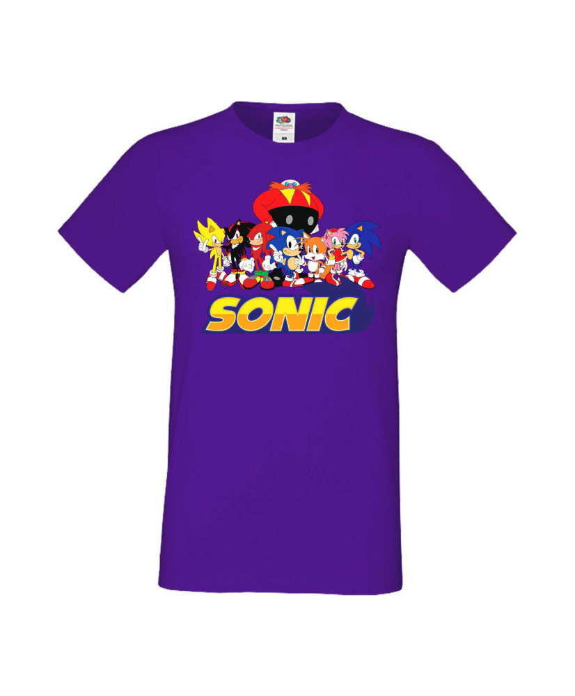 Мъжка Тениска Sega Sonic Tales Knuckles Sonic And Friends 002