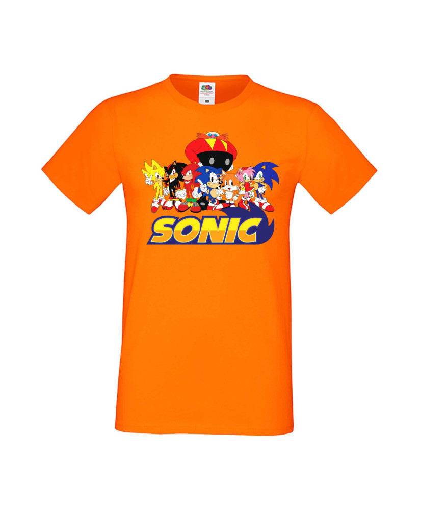 Мъжка Тениска Sega Sonic Tales Knuckles Sonic And Friends 002