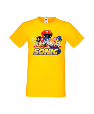 Мъжка Тениска Sega Sonic Tales Knuckles Sonic And Friends 002