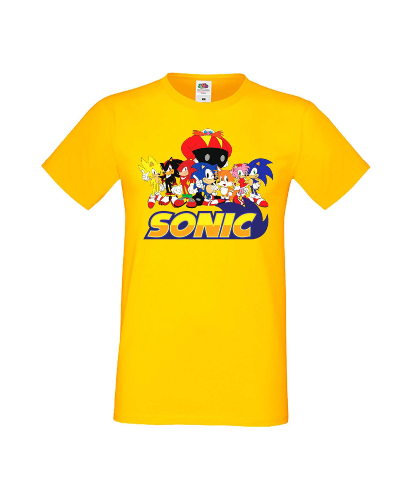Мъжка Тениска Sega Sonic Tales Knuckles Sonic And Friends 002