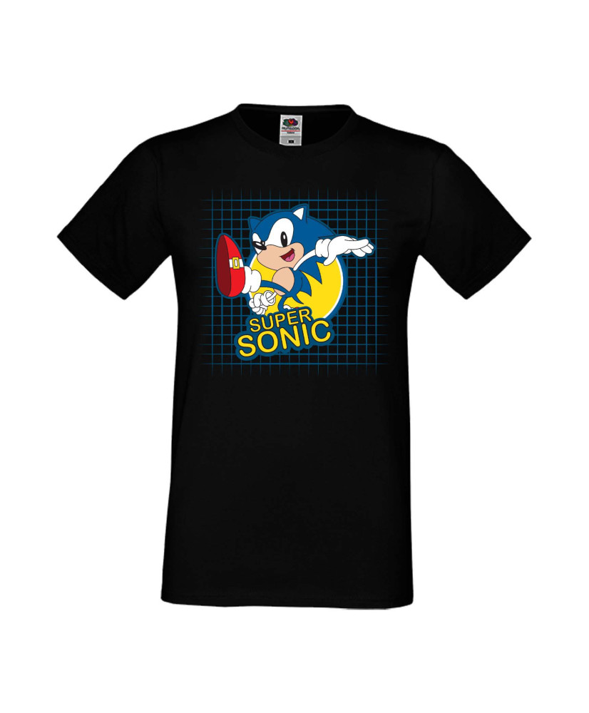 Мъжка Тениска Sega Sonic Tales Knuckles Sonic Super Sonic 005