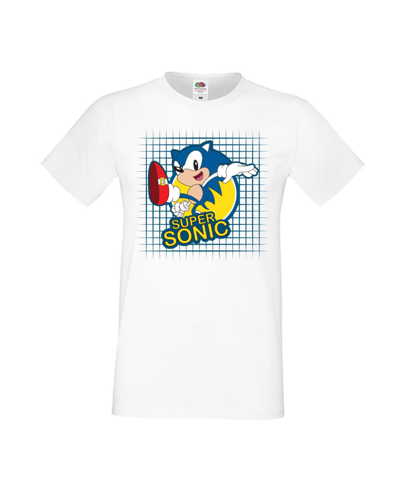 Мъжка Тениска Sega Sonic Tales Knuckles Sonic Super Sonic 005
