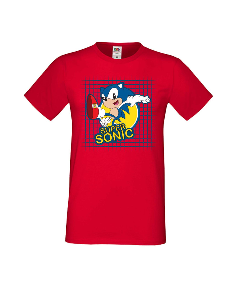 Мъжка Тениска Sega Sonic Tales Knuckles Sonic Super Sonic 005