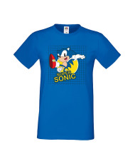 Мъжка Тениска Sega Sonic Tales Knuckles Sonic Super Sonic 005