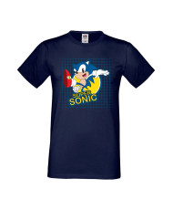 Мъжка Тениска Sega Sonic Tales Knuckles Sonic Super Sonic 005