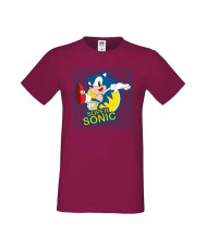 Мъжка Тениска Sega Sonic Tales Knuckles Sonic Super Sonic 005