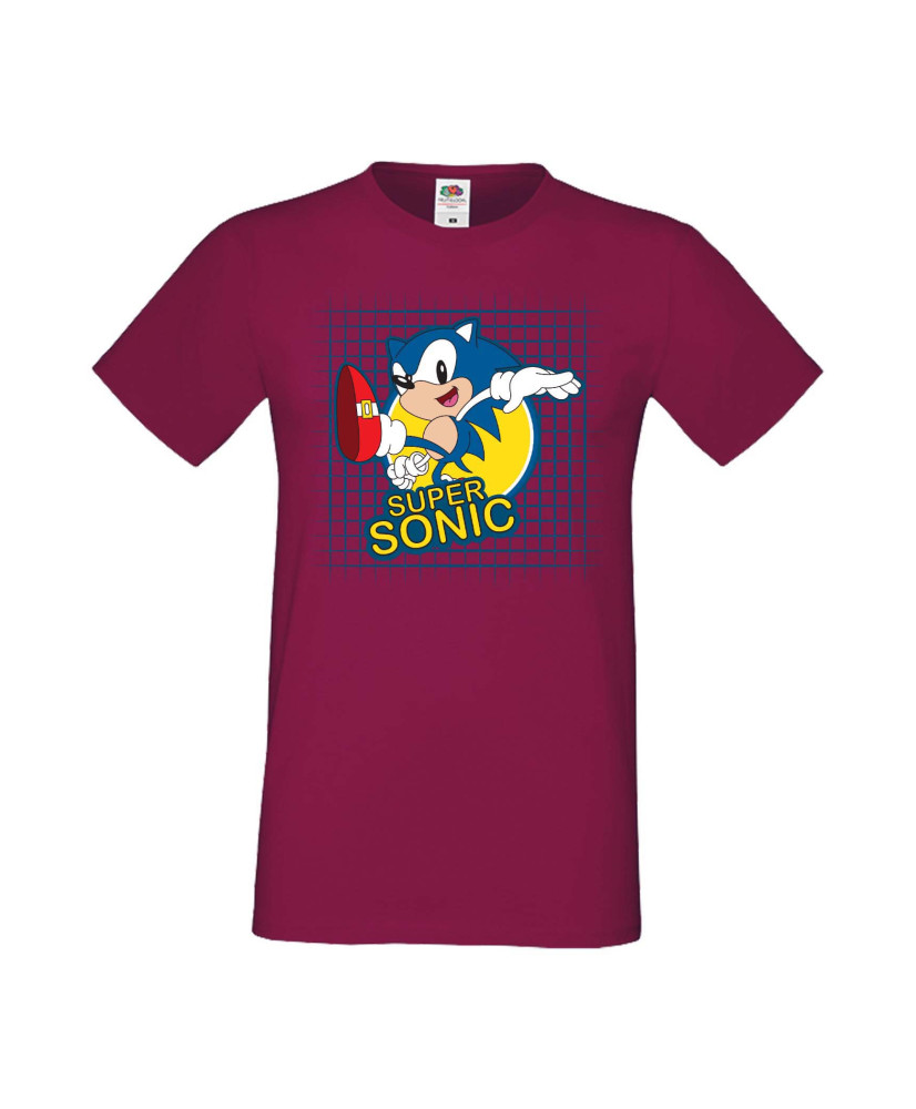 Мъжка Тениска Sega Sonic Tales Knuckles Sonic Super Sonic 005