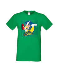 Мъжка Тениска Sega Sonic Tales Knuckles Sonic Super Sonic 005
