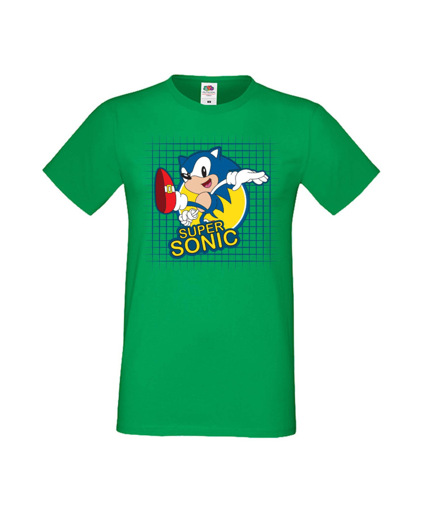 Мъжка Тениска Sega Sonic Tales Knuckles Sonic Super Sonic 005