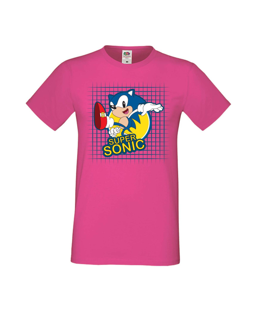 Мъжка Тениска Sega Sonic Tales Knuckles Sonic Super Sonic 005