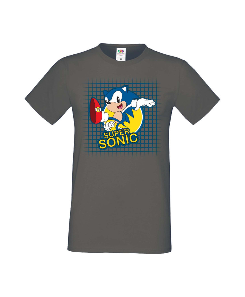 Мъжка Тениска Sega Sonic Tales Knuckles Sonic Super Sonic 005