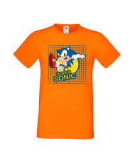 Мъжка Тениска Sega Sonic Tales Knuckles Sonic Super Sonic 005