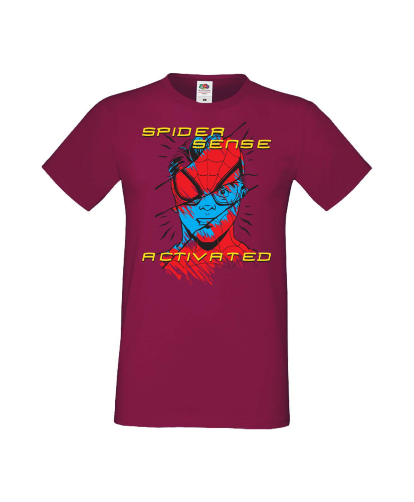 Мъжка Тениска Spiderman Spiderman Spider Sense Activated