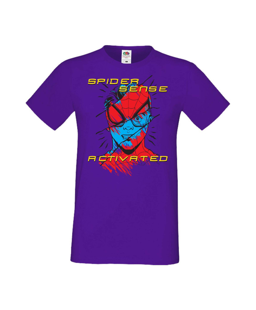 Мъжка Тениска Spiderman Spiderman Spider Sense Activated