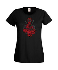 Дамска Тениска Марвел Комикси Deadpool, Marvel Comics, Marvel, Wade Wilson, X Men, Wade Wilson Red