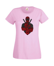Дамска Тениска Марвел Комикси Deadpool, Marvel Comics, Marvel, Wade Wilson, X Men, Wade Wilson Red