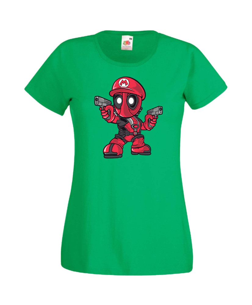 Дамска Тениска Марвел Комикси Deadpool, Marvel Comics, Marvel, Wade Wilson, X Men, Mariopool