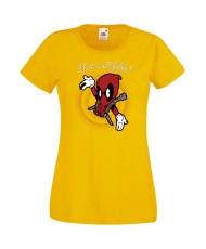 Дамска Тениска Марвел Комикси Deadpool, Marvel Comics, Marvel, Wade Wilson, X Men, That Is All Folks