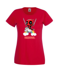 Дамска Тениска Марвел Комикси Deadpool, Marvel Comics, Marvel, Wade Wilson, X Men, Unicornpool