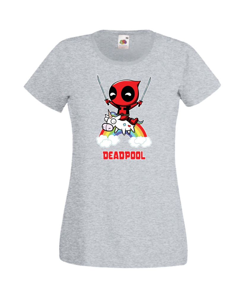 Дамска Тениска Марвел Комикси Deadpool, Marvel Comics, Marvel, Wade Wilson, X Men, Unicornpool