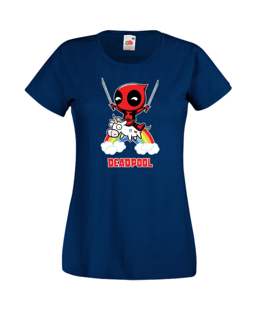 Дамска Тениска Марвел Комикси Deadpool, Marvel Comics, Marvel, Wade Wilson, X Men, Unicornpool