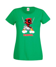 Дамска Тениска Марвел Комикси Deadpool, Marvel Comics, Marvel, Wade Wilson, X Men, Unicornpool
