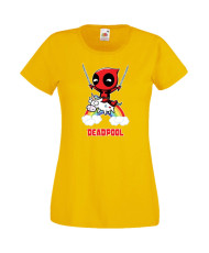 Дамска Тениска Марвел Комикси Deadpool, Marvel Comics, Marvel, Wade Wilson, X Men, Unicornpool