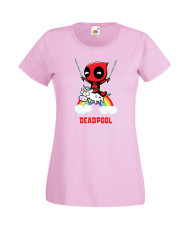 Дамска Тениска Марвел Комикси Deadpool, Marvel Comics, Marvel, Wade Wilson, X Men, Unicornpool