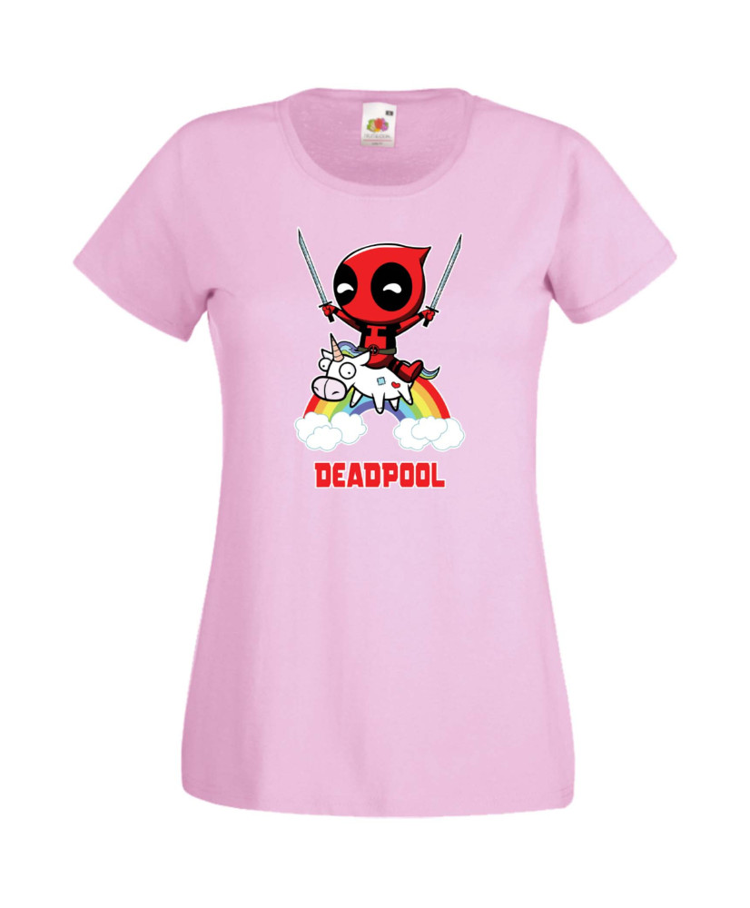 Дамска Тениска Марвел Комикси Deadpool, Marvel Comics, Marvel, Wade Wilson, X Men, Unicornpool