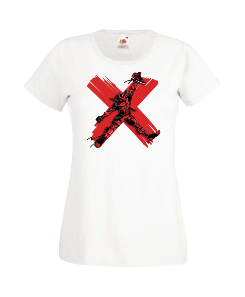 Дамска Тениска Марвел Комикси Deadpool, Marvel Comics, Marvel, Wade Wilson, X Men, X Air J