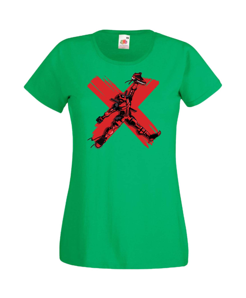 Дамска Тениска Марвел Комикси Deadpool, Marvel Comics, Marvel, Wade Wilson, X Men, X Air J