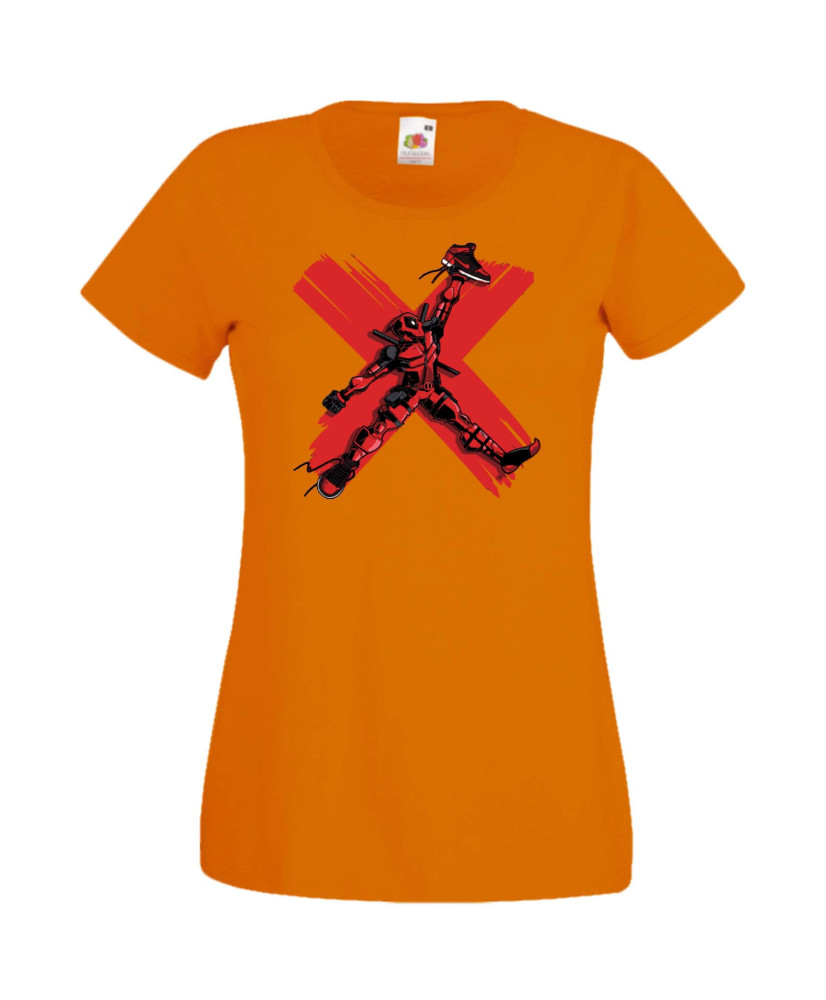 Дамска Тениска Марвел Комикси Deadpool, Marvel Comics, Marvel, Wade Wilson, X Men, X Air J