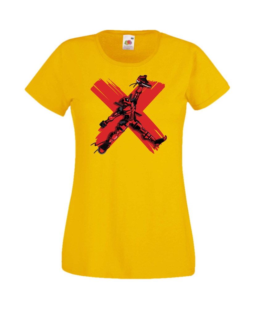 Дамска Тениска Марвел Комикси Deadpool, Marvel Comics, Marvel, Wade Wilson, X Men, X Air J