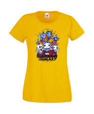 Дамска Тениска Марвел Комикси Guardians Of The Galaxy, Groot, Rocket Raccoon, Star Lord, Marvel Comics, Marvel, Guardians Of The