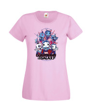 Дамска Тениска Марвел Комикси Guardians Of The Galaxy, Groot, Rocket Raccoon, Star Lord, Marvel Comics, Marvel, Guardians Of The
