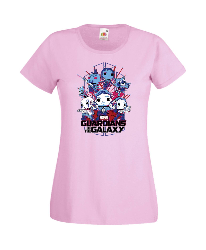Дамска Тениска Марвел Комикси Guardians Of The Galaxy, Groot, Rocket Raccoon, Star Lord, Marvel Comics, Marvel, Guardians Of The