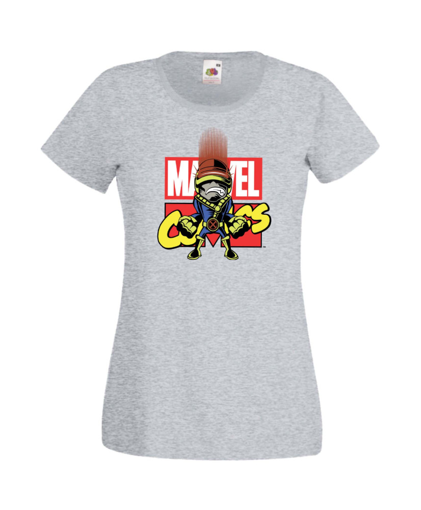 Дамска Тениска Марвел Комикси Avengers, X Men, Cyclops, Wolverine, Marvel, Comics Marvel, Cyclops