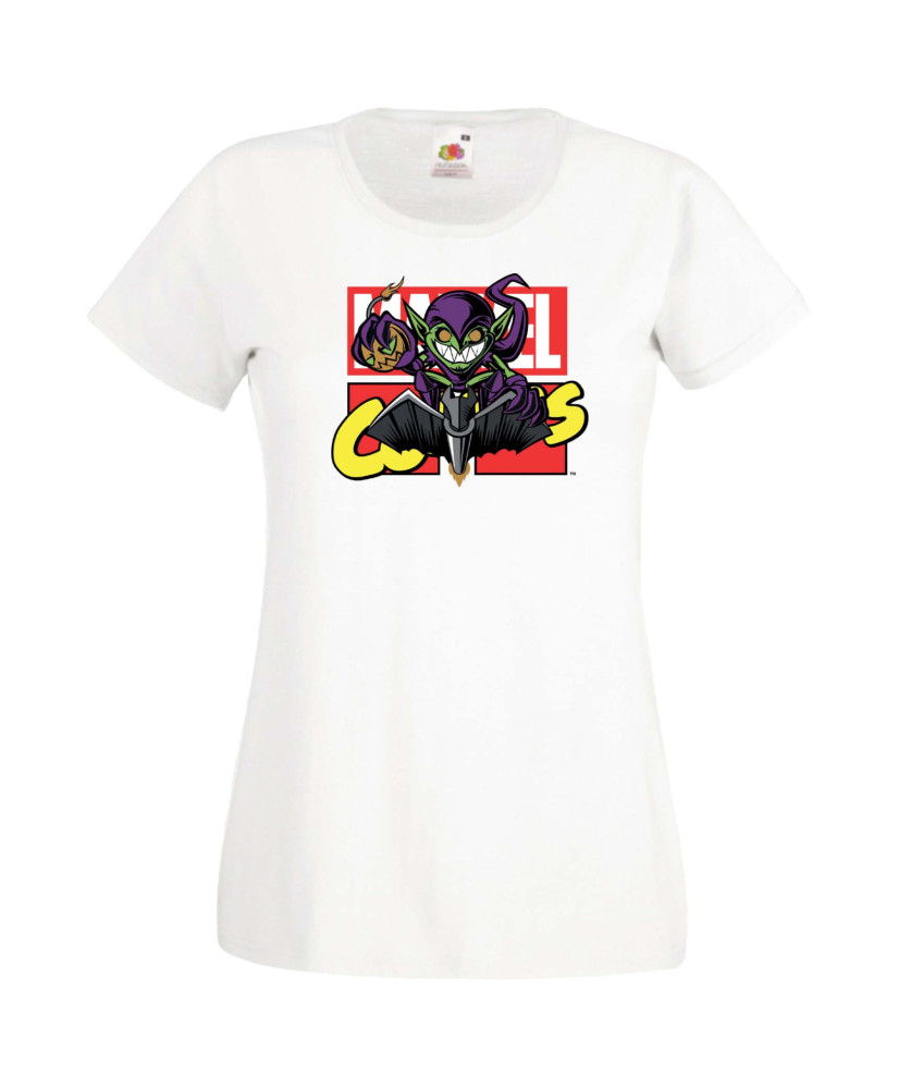 Дамска Тениска Марвел Комикси Green Goblin, Spiderman, Marvel, Comics Marvel, Goblin