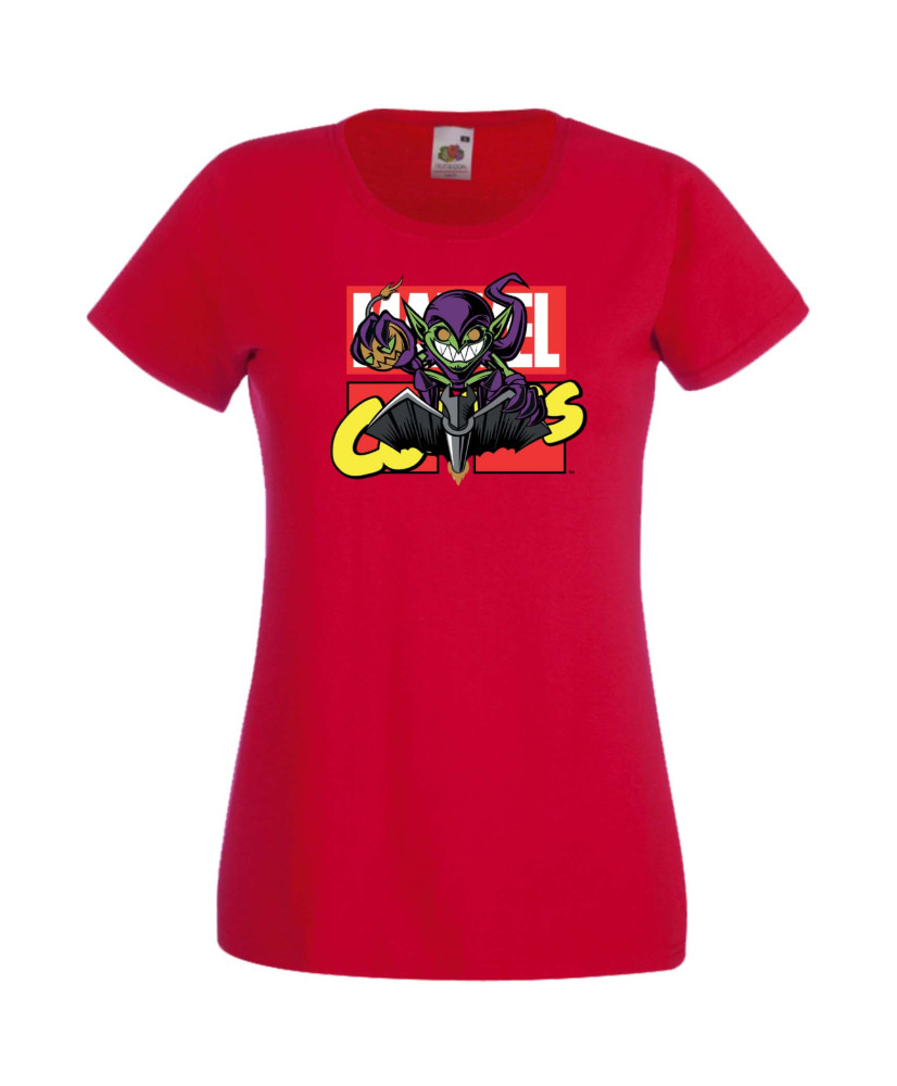 Дамска Тениска Марвел Комикси Green Goblin, Spiderman, Marvel, Comics Marvel, Goblin