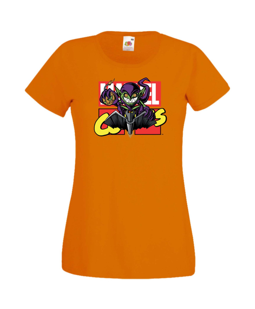 Дамска Тениска Марвел Комикси Green Goblin, Spiderman, Marvel, Comics Marvel, Goblin