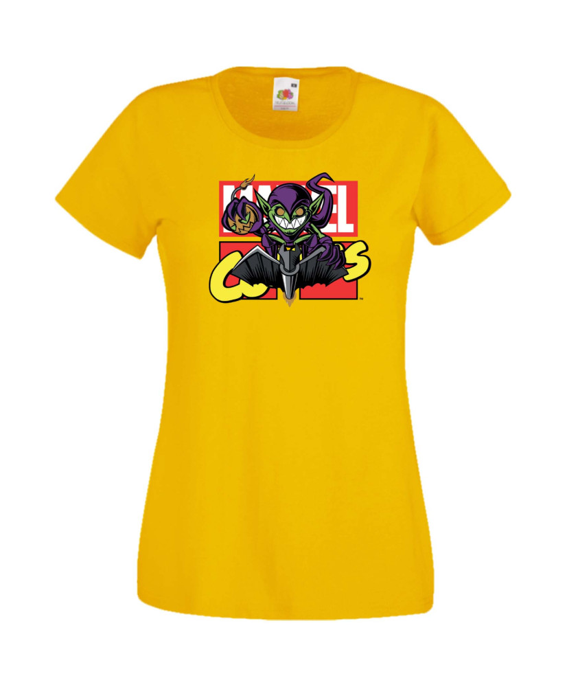 Дамска Тениска Марвел Комикси Green Goblin, Spiderman, Marvel, Comics Marvel, Goblin