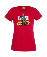 Дамска Тениска Марвел Комикси Avengers, Iron Man, Captain America, Hulk, Spiderman, Black Widow, Thor, Doctor Strange, Thanos, M