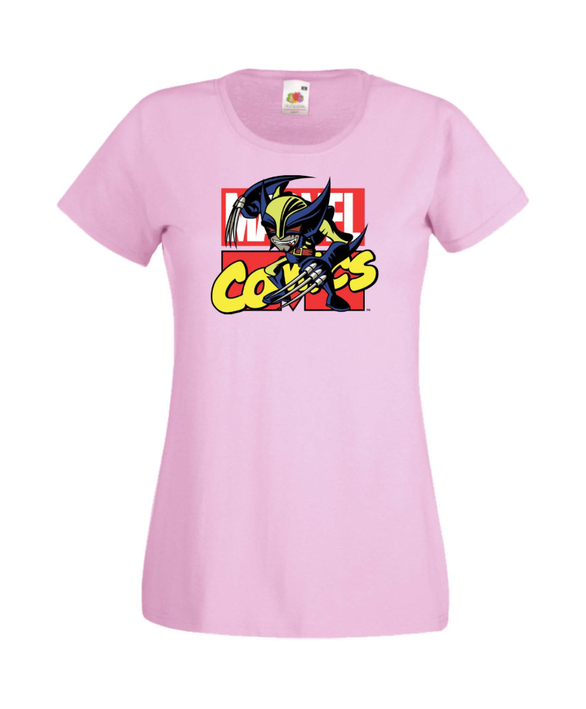 Дамска Тениска Марвел Комикси Avengers, X Men, Wolverine, Marvel, Comics Marvel, Wolverine