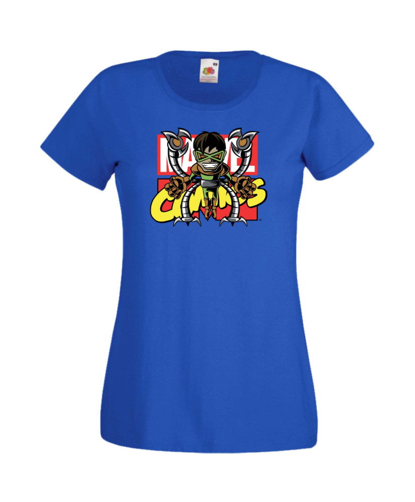 Дамска Тениска Марвел Комикси Doctor Octopus, Spiderman, Marvel, Comics Marvel, Octopus