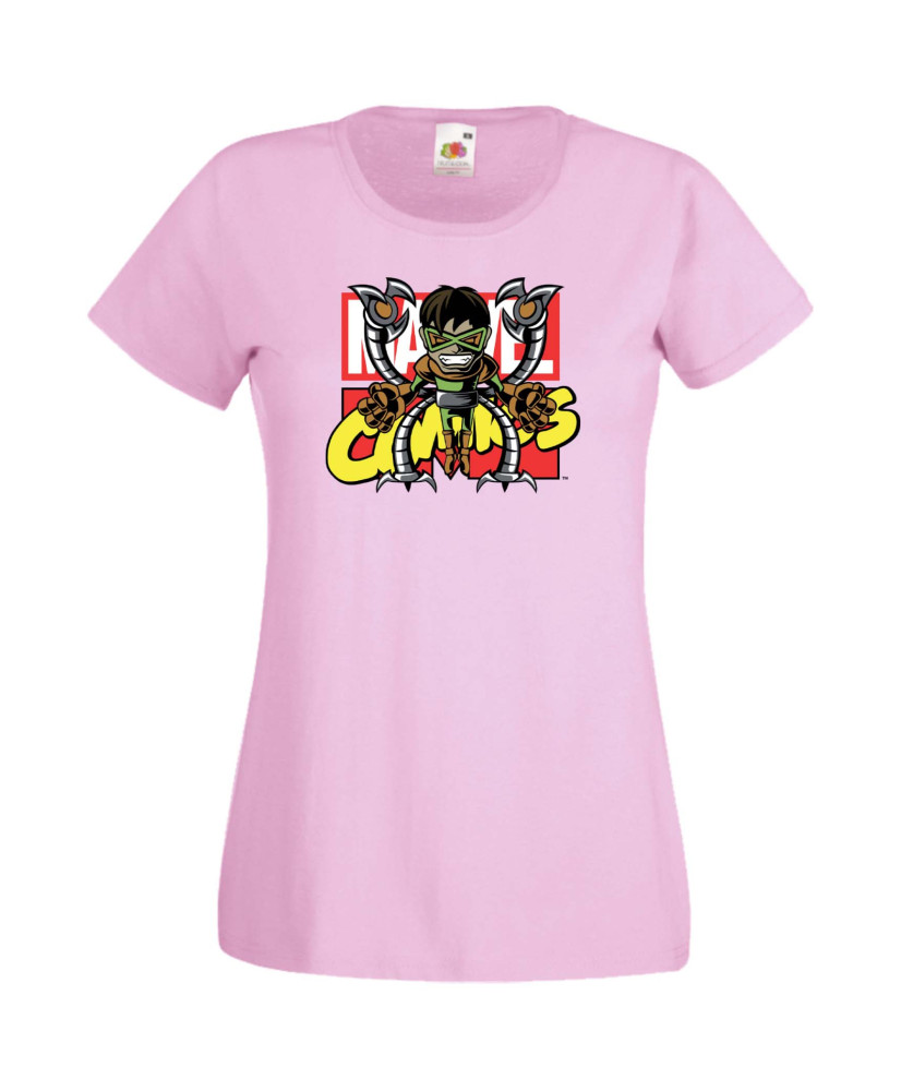 Дамска Тениска Марвел Комикси Doctor Octopus, Spiderman, Marvel, Comics Marvel, Octopus