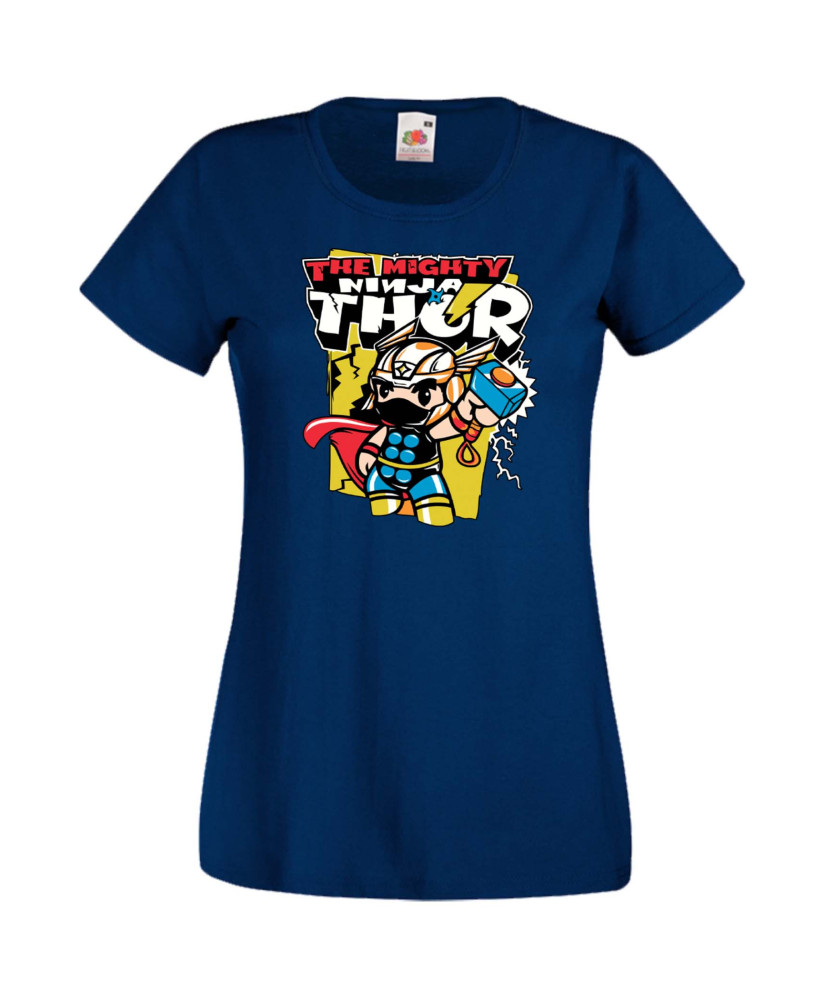 Дамска Тениска Марвел Комикси Avengers, Iron Man, Captain America, Hulk, Spiderman, Black Widow, Thor, Doctor Strange, Thanos, M